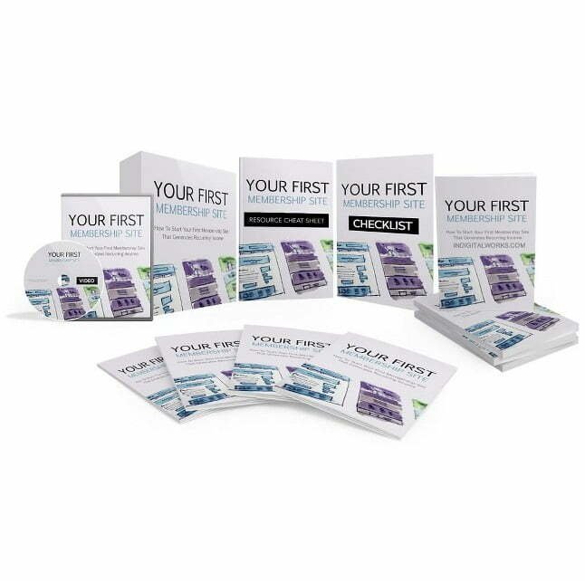 Your First Membership Site – Video Course with Resell Rights Your First Membership Site – Video Course with Resell Rights