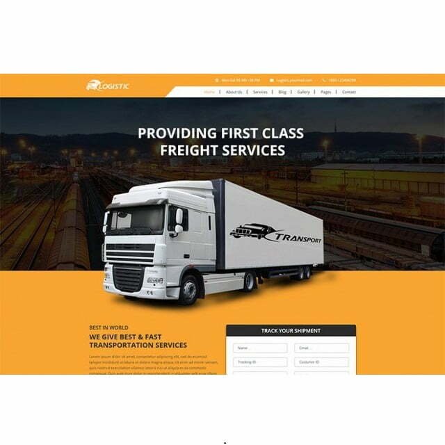 Logistic Website – HTML Template Logistic Website – HTML Template