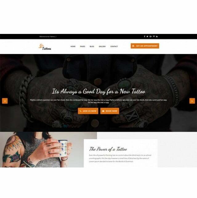 Tattoo – HTML Template Tattoo – HTML Template