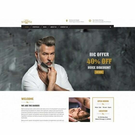 The Barber – HTML Template The Barber – HTML Template