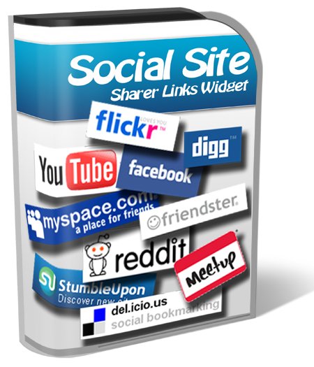 Social Site Sharer Links Widget Social Site Sharer Links Widget