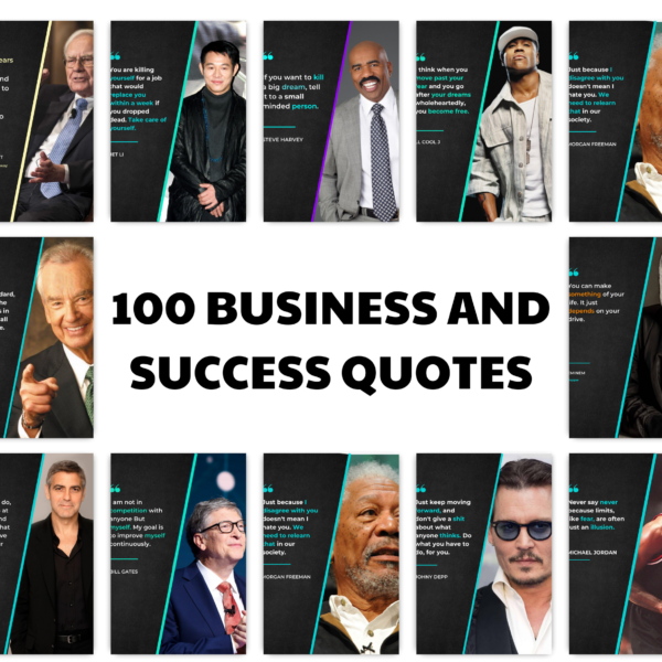 100 Business and Success Quotes – Canva Templates