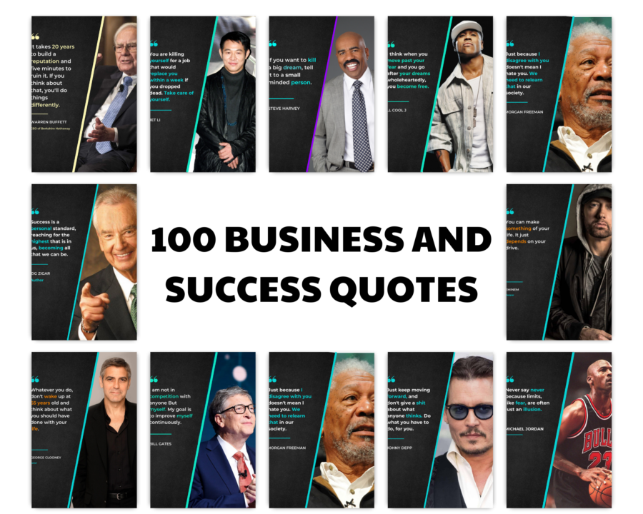 100 Business and Success Quotes – Canva Templates