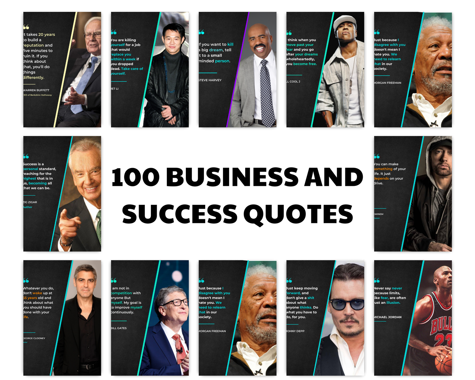 100 Business and Success Quotes – Canva Templates 100 Business and Success Quotes – Canva Templates