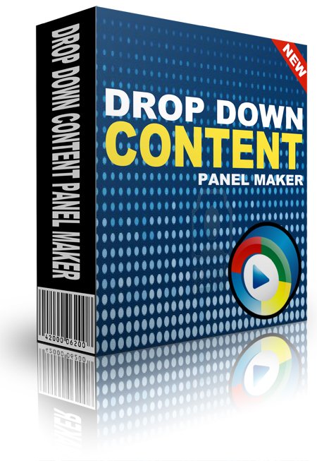 Drop Down Content Panel Maker dropdownconten