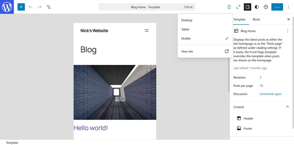 CSS defines a website's visual look.