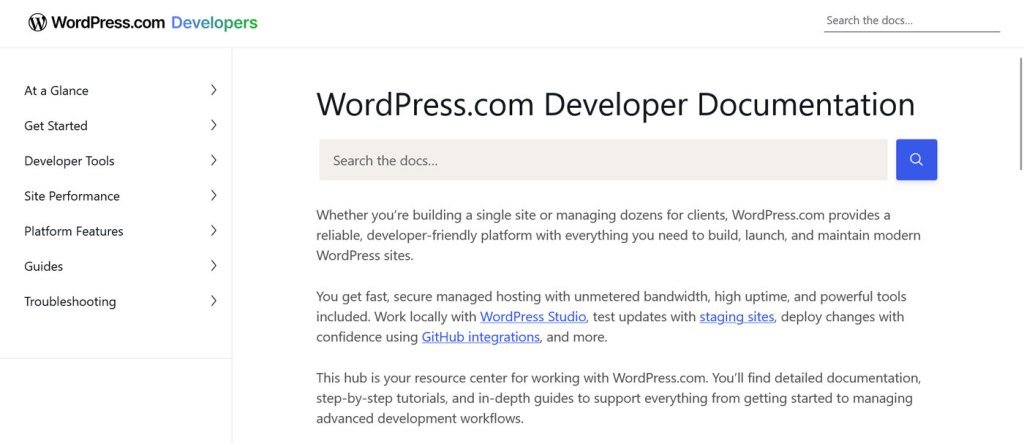 WordPress developer documentation helps you learn WordPress development faster.